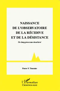 Naissance de l'observatoire de la récidive et de la désistance_cover