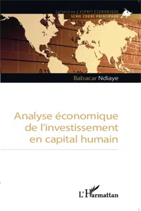 Analyse économique de l'investissement en capital humain_cover