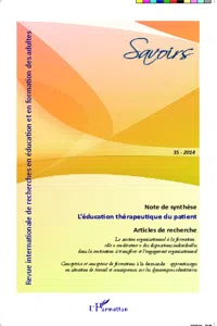 L'éducation thérapeutique du patient_cover