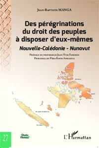 Des pérégrinations du droit des peuples à disposer d'eux-mêmes_cover