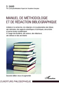 Manuel de méthodologie et de rédaction bibliographique_cover