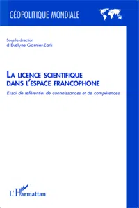 La licence scientifique dans l'espace francophone_cover