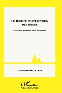 Le juge de l'application des peines_cover