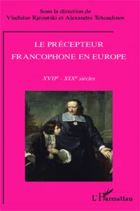 Le précepteur francophone en Europe_cover