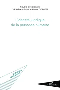 L'identité juridique de la personne humaine_cover