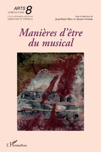 Manières d'être du musical_cover