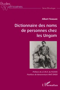 Dictionnaire des noms de personnes chez les Ungom_cover