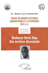 Revue du groupe d'études linguistiques et littéraires_cover