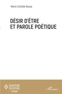 Désir d'être et parole poétique_cover