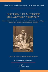 Doctrine et méthode de l'Advaita Vedanta_cover