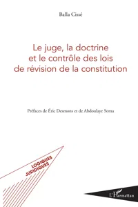 Le juge, la doctrine et le contrôle des lois de révision de la constitution_cover