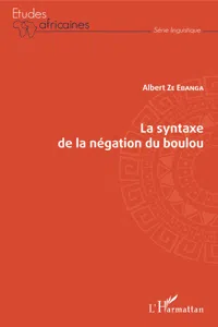 La syntaxe de la négation du boulou_cover