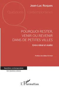 Pourquoi rester, venir ou revenir dans de petites villes_cover