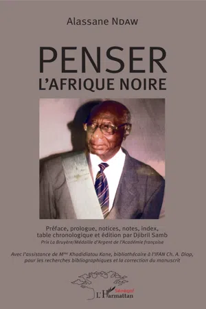 Penser l'Afrique noire