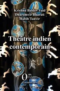 Théâtre indien contemporain_cover