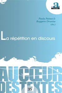 La répétition en discours_cover