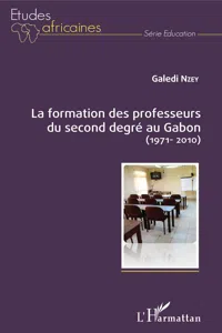 La formation des professeurs du second degré au Gabon_cover