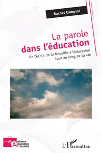 La parole dans l'éducation_cover