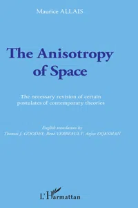 The Anisotropy of Space_cover