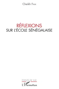 Réflexions sur l'école sénégalaise_cover