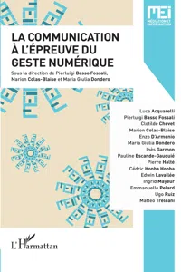 Communication à l'épreuve du geste numérique_cover