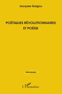 Poétiques révolutionnaires et poésie_cover