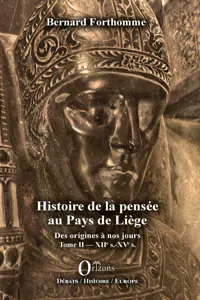 Histoire de la pensée au Pays de Liège_cover