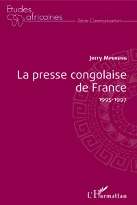 La presse congolaise de France 1995-1997_cover