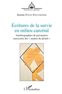 Écritures de la survie en milieu carcéral_cover