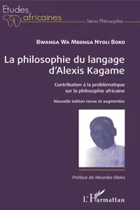 La philosophie du langage d'Alexis Kagame_cover