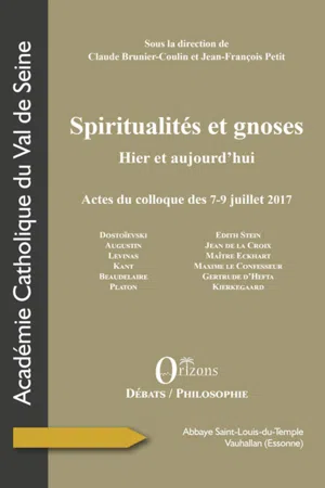 Spiritualités et gnoses