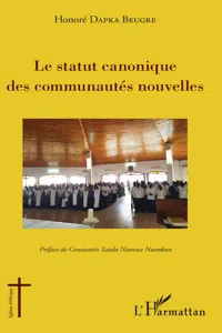 La statut canonique des communautés nouvelles_cover