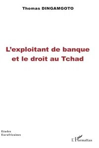 L'exploitant de banque et le droit au Tchad_cover