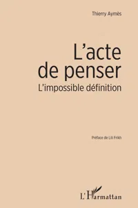 L'acte de penser_cover