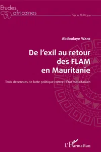 De l'exil au retour des FLAM en Mauritanie_cover