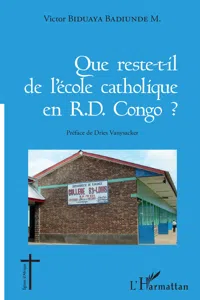 Que reste-t-il de l'école catholique en RD Congo ?_cover