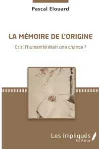 La mémoire de l'origine_cover