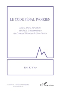 Le code pénal ivoirien_cover