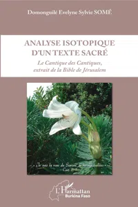 Analyse isotopique d'un texte sacré_cover