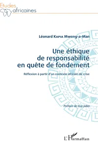 Une éthique de responsabilité en quête de fondement_cover