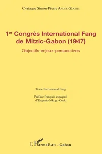 1er Congrès International Fang de Mitzic-Gabon_cover