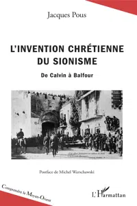 L'invention chrétienne du sionisme_cover