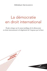 La démocratie en droit international_cover