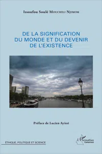 De la signification du monde et du devenir de l'existence_cover