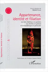 Appartenance, identité et filiation_cover