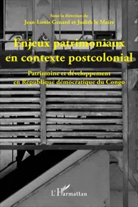 Enjeux patrimoniaux en contexte postcolonial_cover