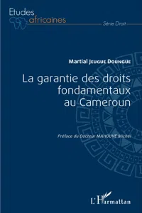 La garantie des droits fondamentaux au Cameroun_cover