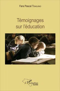 Témoignages sur l'éducation_cover