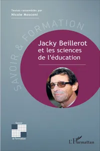 Jacky Beillerot et les sciences de l'éducation_cover