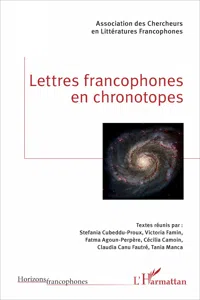 Lettres francophones en chronotopes_cover